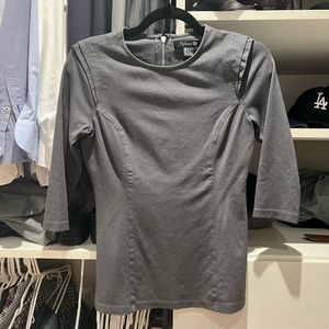 Forever 21 3/4 sleeve fitted top